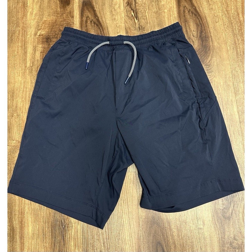 Mens Birddogs Pull On Built-In Liner Athletic Gym Shorts Large
